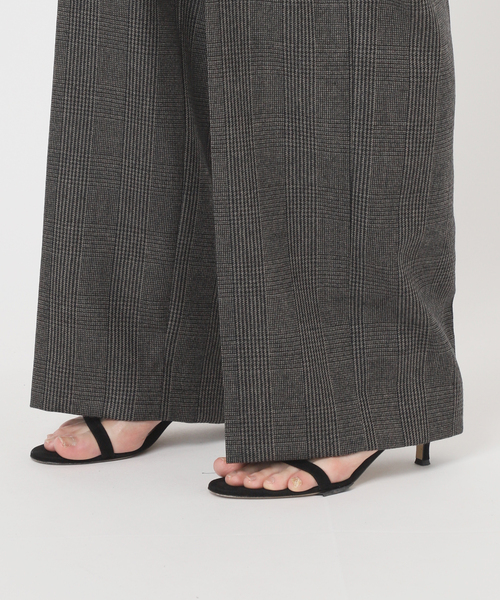 journal standard L'essage（ジャーナルスタンダードレサージュ）の「2/48チェックパンツ（スラックス・レディース・ブラウン/チョコ・38/36）」の22枚目の写真