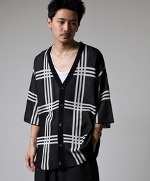WS select 接触冷感 5分袖Vネックサマーニットカーディガン