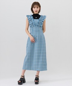 Checked Maxidresses/チェックマキシワンピース【MAISON SPECIAL