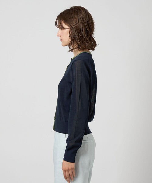 Steven Alan（スティーブンアラン）の「＜Steven Alan＞リンガー カーディガン（カーディガン/ボレロ・レディース・ブラック/ネイビー/グレー・FREE）」の7枚目の写真