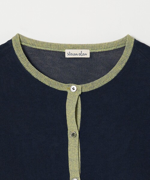 Steven Alan（スティーブンアラン）の「＜Steven Alan＞リンガー カーディガン（カーディガン/ボレロ・レディース・ブラック/ネイビー/グレー・FREE）」の16枚目の写真