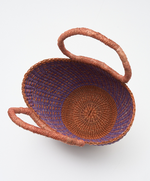 collex（コレックス）の「ニャリガバスケット ニケチェック S ライラック（かごバッグ・レディース・ライラック・S）」の14枚目の写真