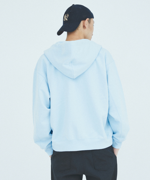 FRED PERRY（フレッドペリー）の「FRED PERRY / フレッドペリー 別注 フーディ スウェット（パーカー・メンズ・ネイビー/ブラック系その他/サックスブルー・LARGE/MEDIUM）」の9枚目の写真