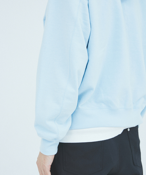 FRED PERRY（フレッドペリー）の「FRED PERRY / フレッドペリー 別注 フーディ スウェット（パーカー・メンズ・ネイビー/ブラック系その他/サックスブルー・LARGE/MEDIUM）」の12枚目の写真