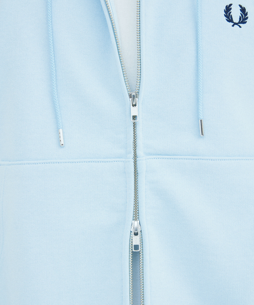 FRED PERRY（フレッドペリー）の「FRED PERRY / フレッドペリー 別注 フーディ スウェット（パーカー・メンズ・ネイビー/ブラック系その他/サックスブルー・LARGE/MEDIUM）」の13枚目の写真