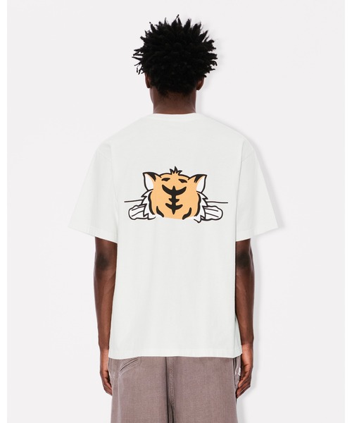 KENZO（ケンゾー）の「'KENZO Happy Tiger' エンブロイド コットン Tシャツ（Tシャツ/カットソー・メンズ・ホワイト系その他・SMALL/MEDIUM/LARGE/X-LARGE/X-SMALL）」の4枚目の写真