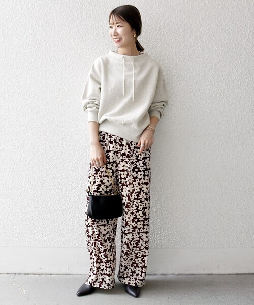 セール】SHIPS any:〈洗濯機可能〉フラワー ポリエステル ベロア