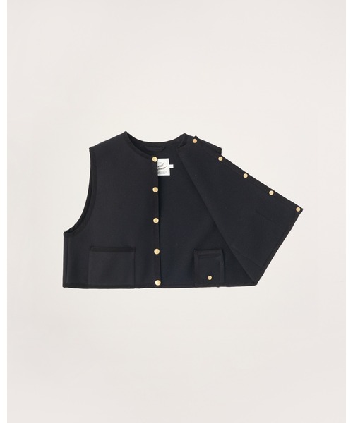 Traditional Weatherwear(トラディショナルウェザーウェア)の「ARKLEY GILET WJ(ブルゾン・レディース・ライトベージュ/ブラック・34)」の7枚目の写真
