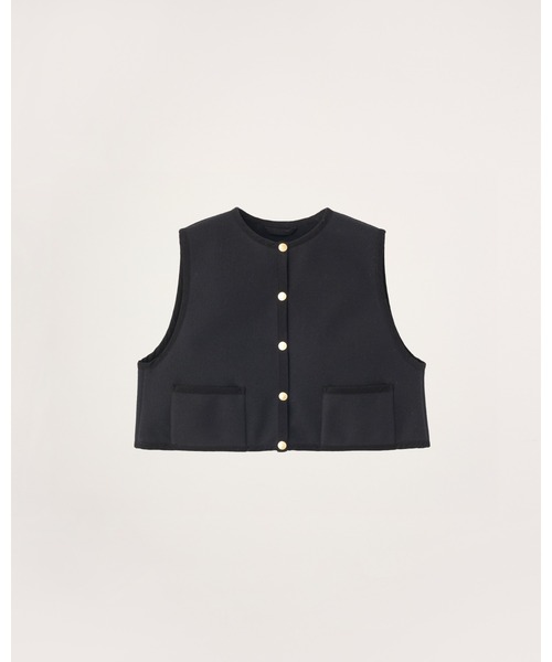 Traditional Weatherwear(トラディショナルウェザーウェア)の「ARKLEY GILET WJ(ブルゾン・レディース・ライトベージュ/ブラック・34)」の6枚目の写真