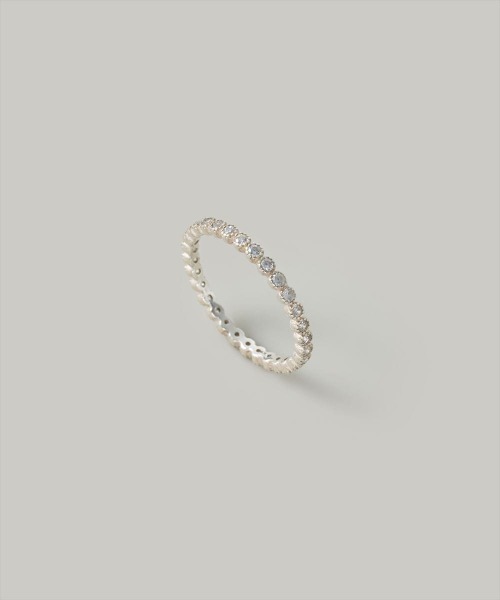 Jolie Toujours(ジョリトゥジュール)の「【金属アレルギー軽減】〈Silver925〉11号 エタニティリング(リング・レディース・シルバー・11号)」の1枚目の写真