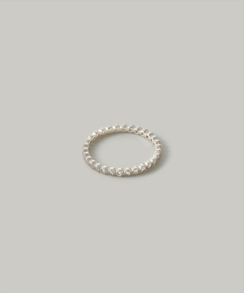 Jolie Toujours(ジョリトゥジュール)の「【金属アレルギー軽減】〈Silver925〉11号 エタニティリング(リング・レディース・シルバー・11号)」の3枚目の写真