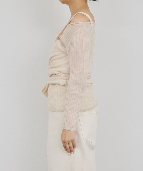 セール】【アンサンブル対応】カシュクールニット（ニット/セーター