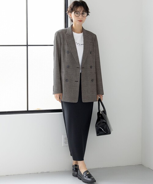 23区(ニジュウサンク)の「【洗える/吊り干しOK】ヴィスコースストレッチ タイトスカート(スカート・レディース・グレー系/カーキ系/ブラック系・38/40)」の20枚目の写真