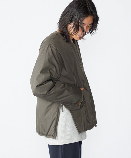 SHIPS別注】WILDTHINGS×TAION: ダウン カーディガン（ダウンジャケット