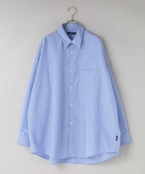 LOWRYS FARM（ローリーズファーム）の「【LFM(U)】ＢＲＯＡＤＳＴＲＩＰＥＳＨＩＲＴ　 581710（シャツ/ブラウス・メンズ・ブルー/ベージュ・MEDIUM/LARGE）」の14枚目の写真