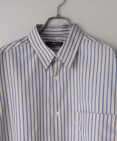 LOWRYS FARM（ローリーズファーム）の「【LFM(U)】ＢＲＯＡＤＳＴＲＩＰＥＳＨＩＲＴ　 581710（シャツ/ブラウス・メンズ・ブルー/ベージュ・MEDIUM/LARGE）」の17枚目の写真