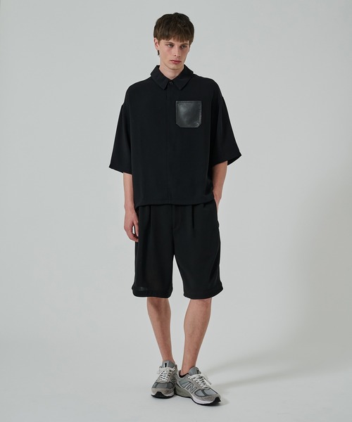 STUDIOUS（ステュディオス）の「SUMMER ESSENTIAL SHORT PANTS（その他パンツ・メンズ・ブラック・1/2）」の5枚目の写真