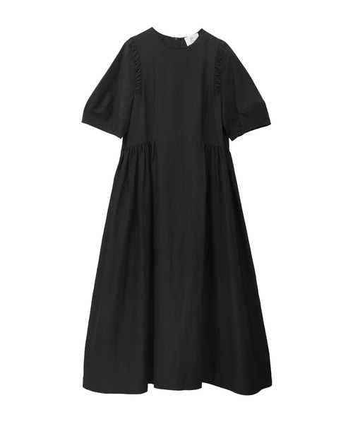 1er Arrondissement(プルミエアロンディスモン)の「ショルダーギャザーワンピース(ドレス・レディース・オレンジ系その他/ブラック系その他3・FREE)」の15枚目の写真