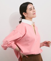 ラガーシャツ」に該当するピンク/桃色系のレディースファッション通販