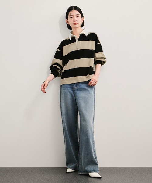 TRIPLE CROWN】ショートラガーシャツ（Tシャツ/カットソー）｜LE
