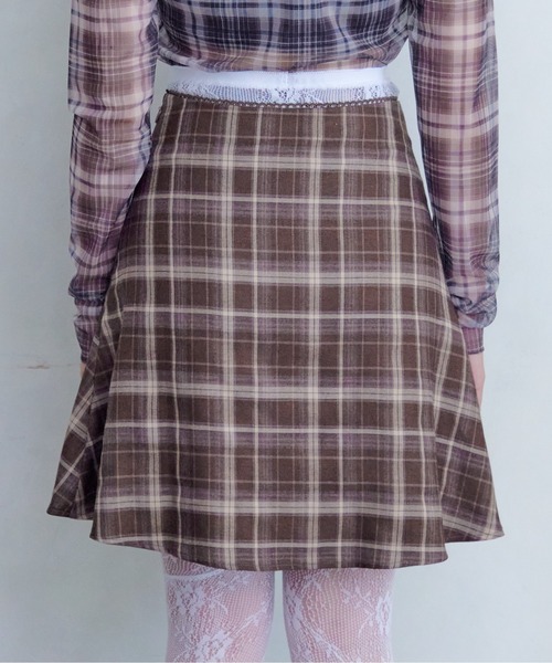 ♡*♡様 ほぼ未使用 flare mini skirt black スカート セール】Hem flare mini skirt（スカート）｜etre loin（エトルワン