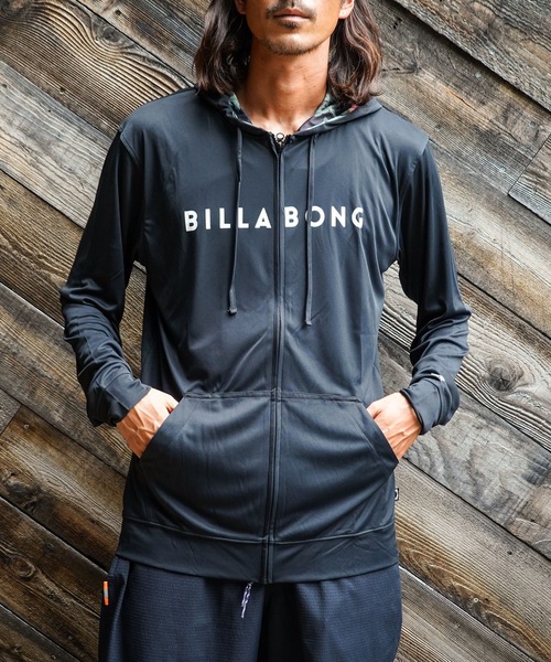 セール】BILLABONG メンズ RASH ZIP HOOD ジップラッシュガード 【2025