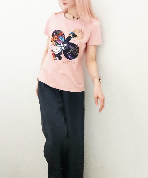 CRYSTAL BALL(クリスタルボール)の「TOYBOX HIPPIE&Lapan T-shirt(Tシャツ/カットソー・レディース・ピンク/ホワイト/ブラック・FREE)」の8枚目の写真
