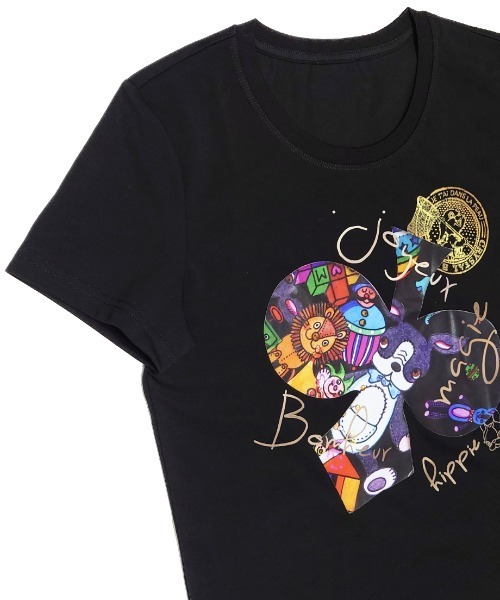 CRYSTAL BALL(クリスタルボール)の「TOYBOX HIPPIE&Lapan T-shirt(Tシャツ/カットソー・レディース・ピンク/ホワイト/ブラック・FREE)」の10枚目の写真