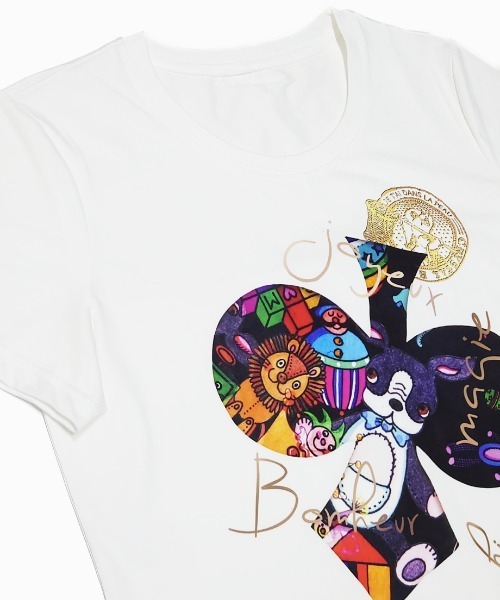 CRYSTAL BALL(クリスタルボール)の「TOYBOX HIPPIE&Lapan T-shirt(Tシャツ/カットソー・レディース・ピンク/ホワイト/ブラック・FREE)」の15枚目の写真