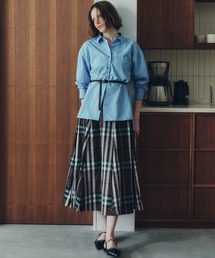 【撥水】メモリーフレアスカート