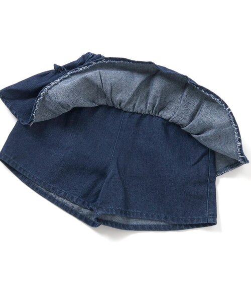 apres les cours(アプレレクール)の「【ジュニア対応】フリルチュニック&ティアードキュロットセット(セットアップ・キッズ・インディゴブルー/ブラウン・90/100/110/120/130/140)」の13枚目の写真