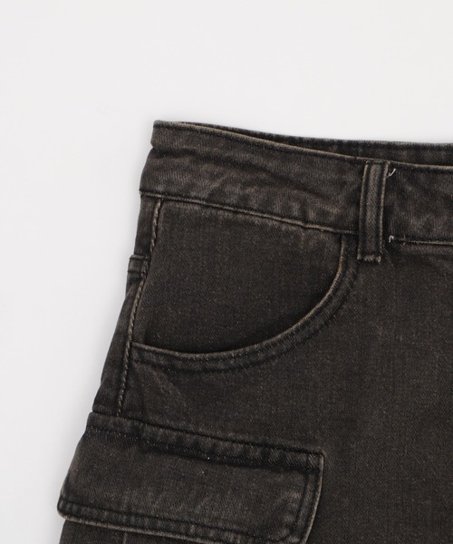 dispark（ディスパーク）の「DISPARK/ハトメベルトカーゴデニムスカパン（デニムスカート・レディース・ブルー系1/ブラック・SMALL/MEDIUM）」の21枚目の写真