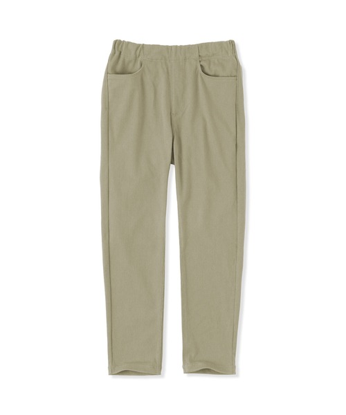 無印良品(ムジルシリョウヒン)の「キッズ ジャージーストレッチツイルレギンスパンツ(その他パンツ・キッズ・チャコールグレー/カーキ系/ベージュ/スモークピンク/ブラック・130/120/110/150/140)」の4枚目の写真