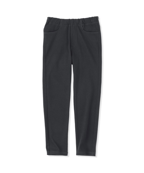 無印良品(ムジルシリョウヒン)の「キッズ ジャージーストレッチツイルレギンスパンツ(その他パンツ・キッズ・チャコールグレー/カーキ系/ベージュ/スモークピンク/ブラック・130/120/110/150/140)」の1枚目の写真