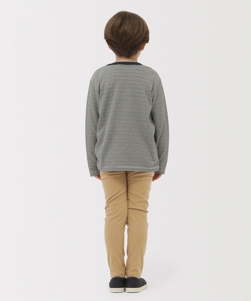 無印良品(ムジルシリョウヒン)の「キッズ ジャージーストレッチツイルレギンスパンツ(その他パンツ・キッズ・チャコールグレー/カーキ系/ベージュ/スモークピンク/ブラック・130/120/110/150/140)」の18枚目の写真
