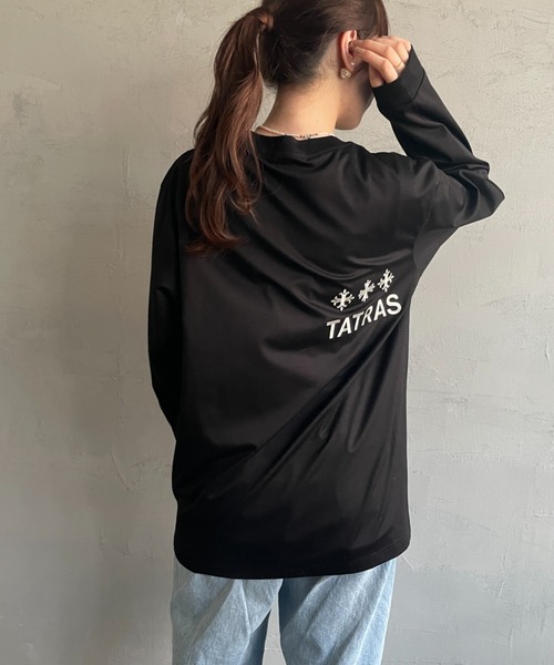 【新品✨タグ付き】TATRAS タトラス BELECI べレチ ロンT 黒03L TATRAS/タトラス] BELECI ブランドロゴ ロングスリーブTシャツ