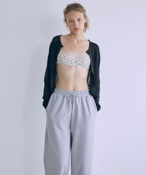 EN NEUME(エンノイム)の「Sweat Wide-Leg Pants(スウェットパンツ・レディース・杢グレー/ブラウン/オートミール・FREE)」の18枚目の写真