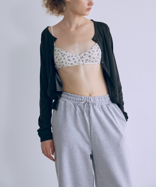 EN NEUME(エンノイム)の「Sweat Wide-Leg Pants(スウェットパンツ・レディース・杢グレー/ブラウン/オートミール・FREE)」の20枚目の写真