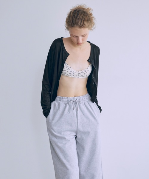 EN NEUME(エンノイム)の「Sweat Wide-Leg Pants(スウェットパンツ・レディース・杢グレー/ブラウン/オートミール・FREE)」の22枚目の写真