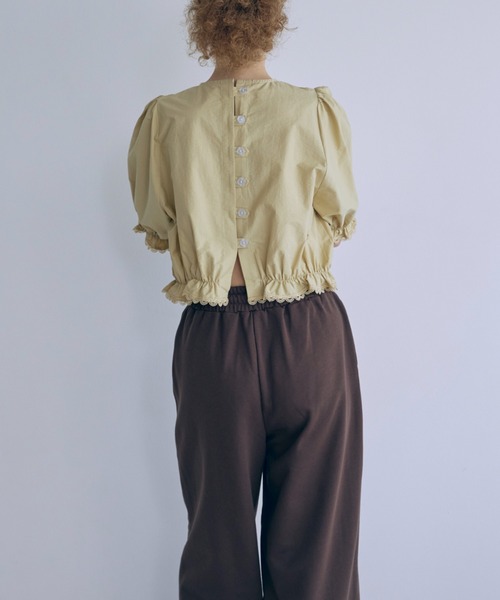 EN NEUME(エンノイム)の「Sweat Wide-Leg Pants(スウェットパンツ・レディース・杢グレー/ブラウン/オートミール・FREE)」の7枚目の写真
