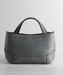 クロコダイルレザー 2way ハンドバッグ 日本製
