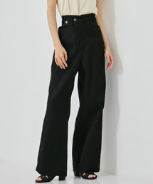 STUDIOUS（ステュディオス）の「【STUDIOUS/ステュディオス】Hyper Stretch Straight Jeans/ハイパーストレッチストレートジーンズ/スラックス/ウォッシャブル/くびれ効果/ウエストサイズ調節可能/脚長効果（スラックス）」