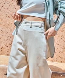 STUDIOUS（ステュディオス）の「【STUDIOUS/ステュディオス】Hyper Stretch Straight Jeans/ハイパーストレッチストレートジーンズ/スラックス/ウォッシャブル/くびれ効果/ウエストサイズ調節可能/脚長効果（スラックス）」