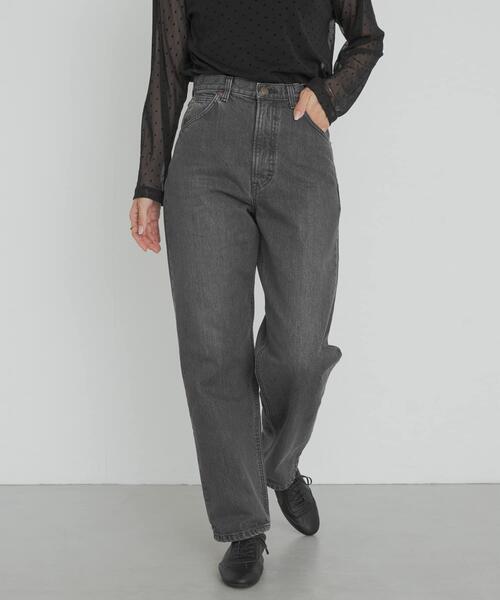 Lee（リー）の「『別注』Lee101×DOORS　STRAIGHT PANTS（デニムパンツ・レディース・ブラック/ブラック系その他・X-SMALL/SMALL/MEDIUM/LARGE）」の17枚目の写真