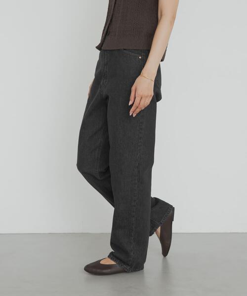 Lee（リー）の「『別注』Lee101×DOORS　STRAIGHT PANTS（デニムパンツ・レディース・ブラック/ブラック系その他・X-SMALL/SMALL/MEDIUM/LARGE）」の12枚目の写真