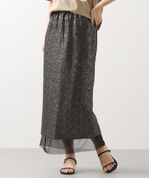 Mewl（ミュール）の「Ｍｅｗｌプリエプリントナロースカート（スカート）」