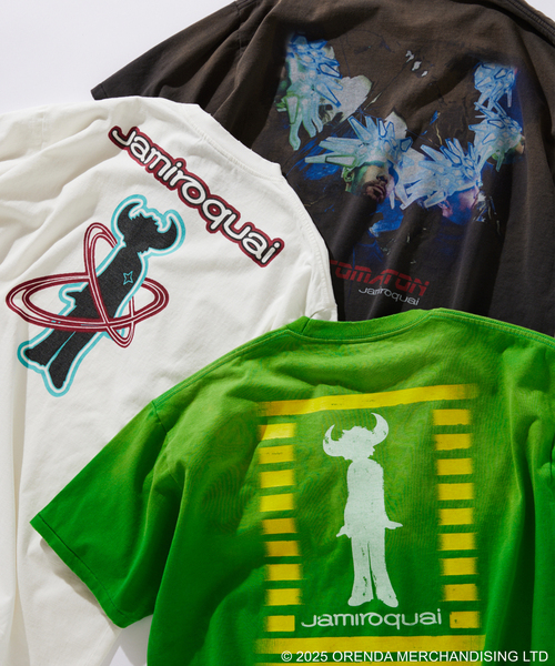 セール】Jamiroquai / ジャミロクワイ 別注 ”蓄光” フェードプリント T