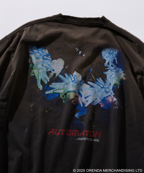 JOURNAL STANDARD relume(ジャーナルスタンダード レリューム)の「Jamiroquai / ジャミロクワイ 別注 ”蓄光” フェードプリント Tシャツ(Tシャツ/カットソー・メンズ・ブラック/グリーン/ホワイト・MEDIUM/LARGE)」の8枚目の写真