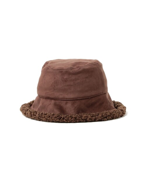 BEAMS HEART（ビームスハート）の「リバーシブル プードル ボア ハット（ハット・レディース・ブラック/ホワイト系その他5/ブラウン・ONE SIZE）」の9枚目の写真