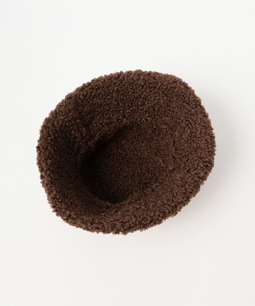 BEAMS HEART（ビームスハート）の「リバーシブル プードル ボア ハット（ハット・レディース・ブラック/ホワイト系その他5/ブラウン・ONE SIZE）」の13枚目の写真